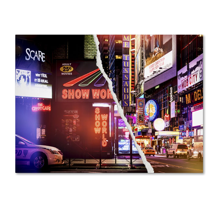 Philippe Hugonnard 'Times Square Show' 14 X 19 Canvas Art