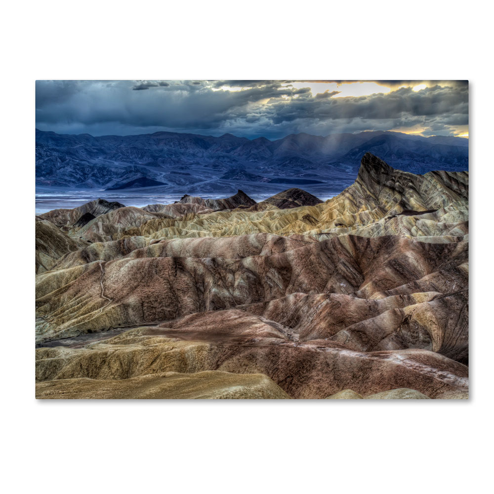 Pierre Leclerc 'Death Valley' 14 X 19 Canvas Art