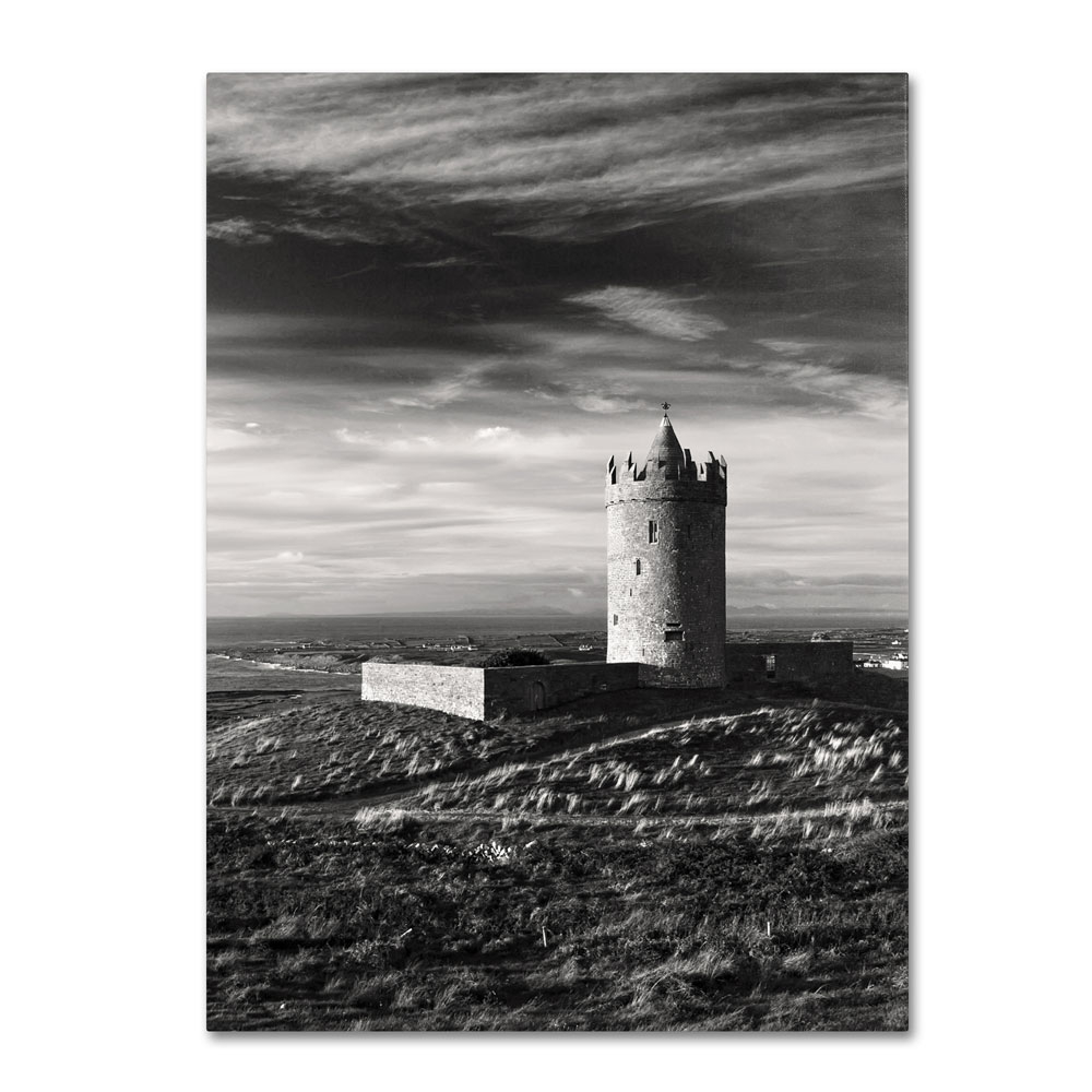 Pierre Leclerc 'Doonagore Castle Ireland' 14 X 19 Canvas Art