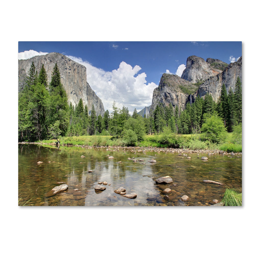 Pierre Leclerc 'Yosemite' 14 X 19 Canvas Art