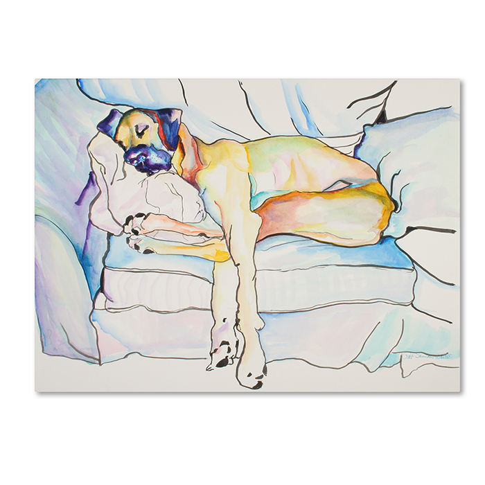 Pat Saunders-White 'Sleeping Beauty' 14 X 19 Canvas Art