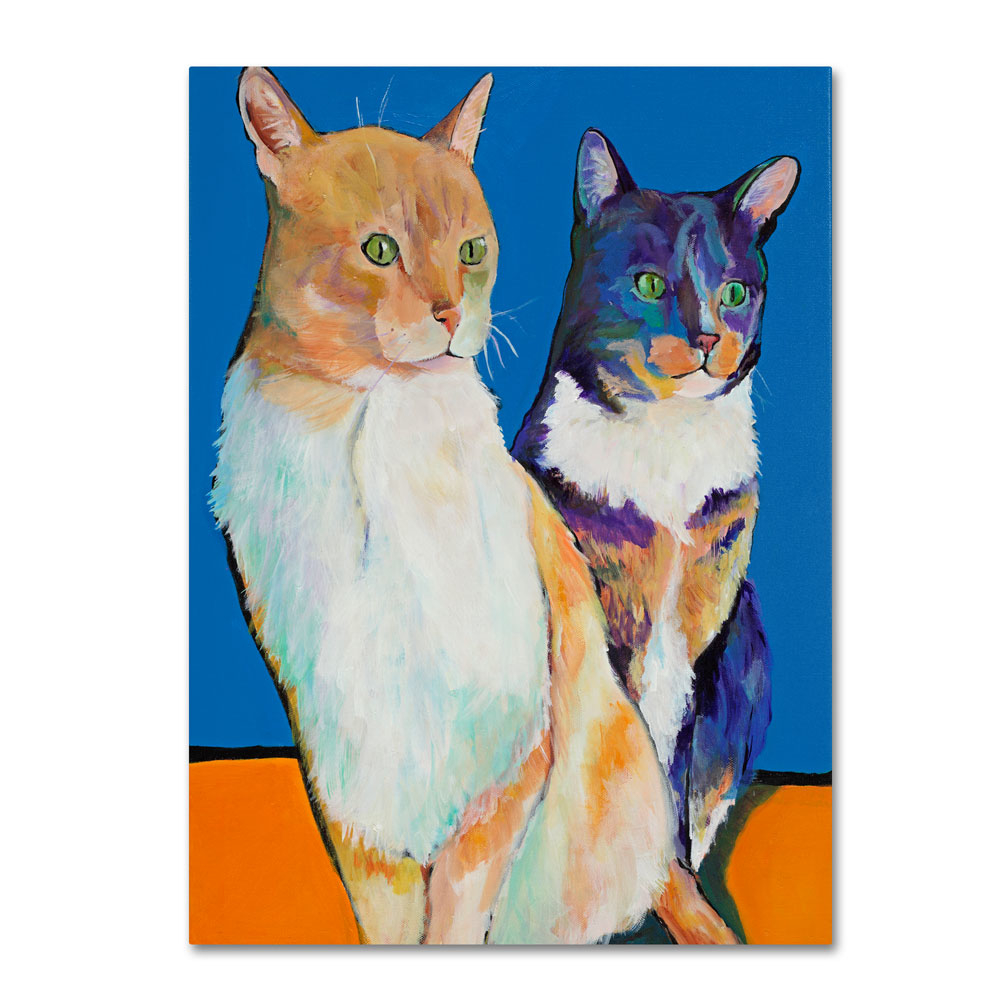 Pat Saunders 'Dos Amores' 14 X 19 Canvas Art