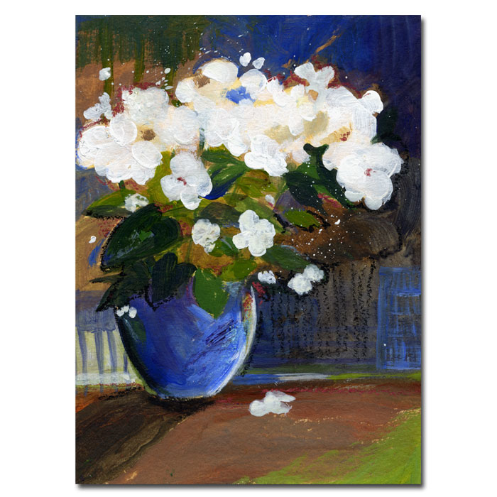Sheila Golden 'The Blossoming' 14 X 19 Canvas Art