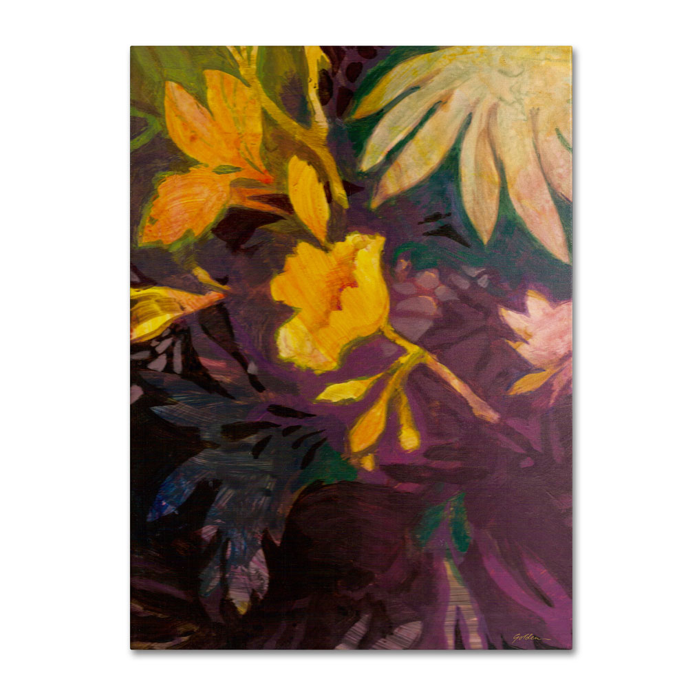 Sheila Golden 'Tropical Evening' 14 X 19 Canvas Art