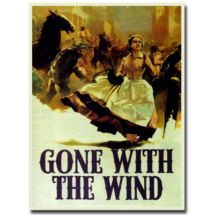 Gone With The Wind' 14 X 19 Canvas Art