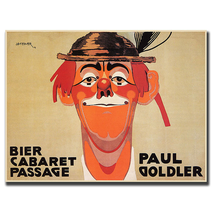 Bier Cabaret Passage Paul Golder' 14 X 19 Canvas Art