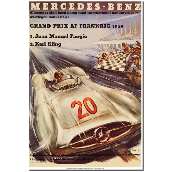 Merecedes-Benz' 14 X 19 Canvas Art