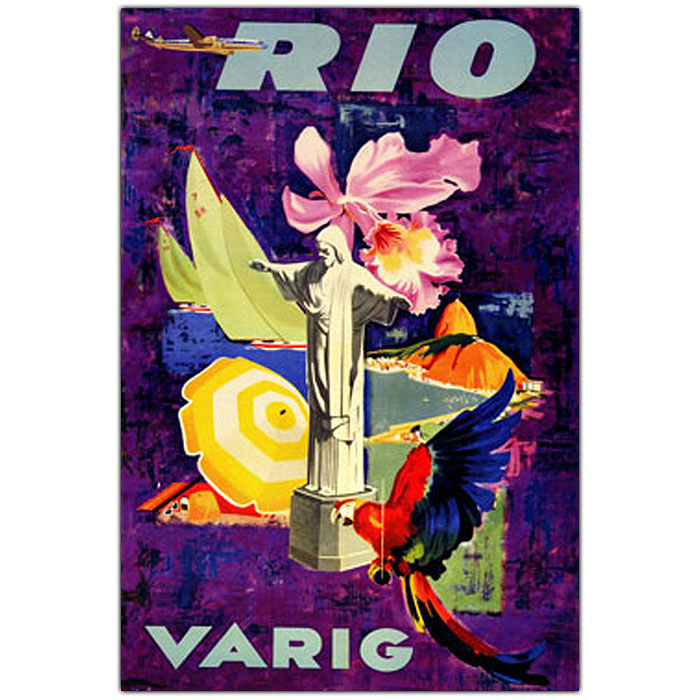 Rio Varig' 14 X 19 Canvas Art