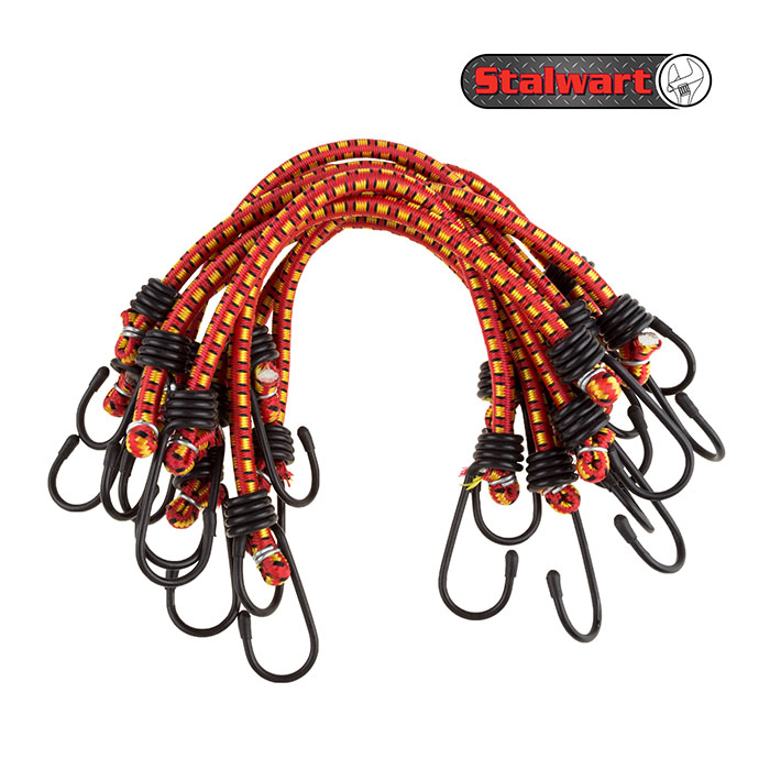 Stalwart 12 Bungee Cords - 10 Pack