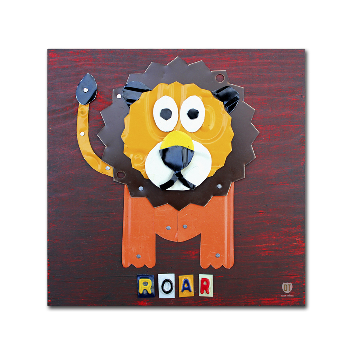 Design Turnpike 'Roar The Lion' Canvas Wall Art 14 X 14