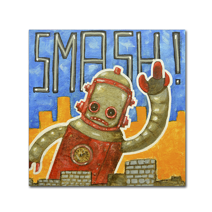 Craig Snodgrass 'Smash!' Canvas Wall Art 14 X 14