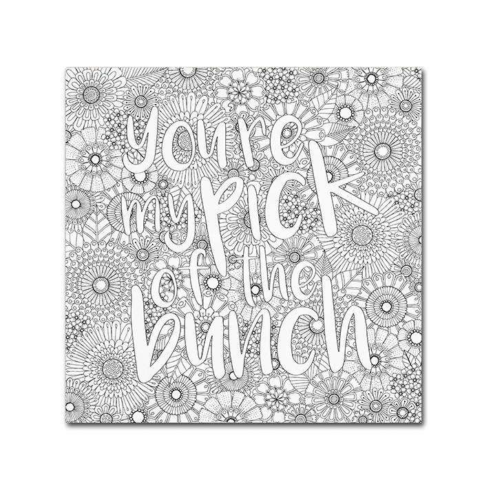 Hello Angel 'Pick Of The Bunch' Canvas Wall Art 14 X 14
