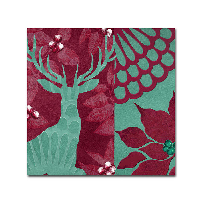 Color Bakery 'Woodland Winter IV' Canvas Wall Art 14 X 14
