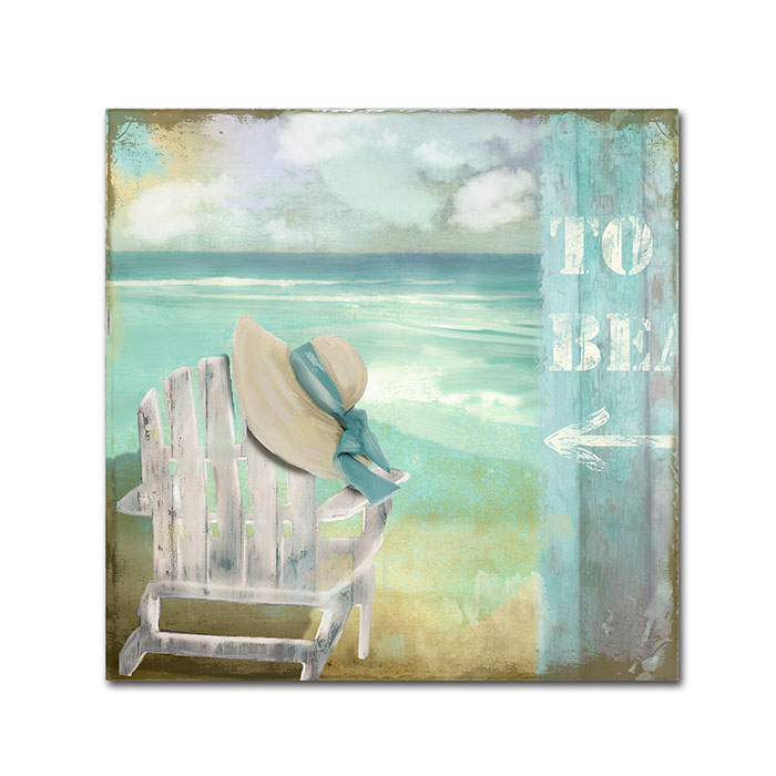 Color Bakery 'By The Sea I' Canvas Wall Art 14 X 14
