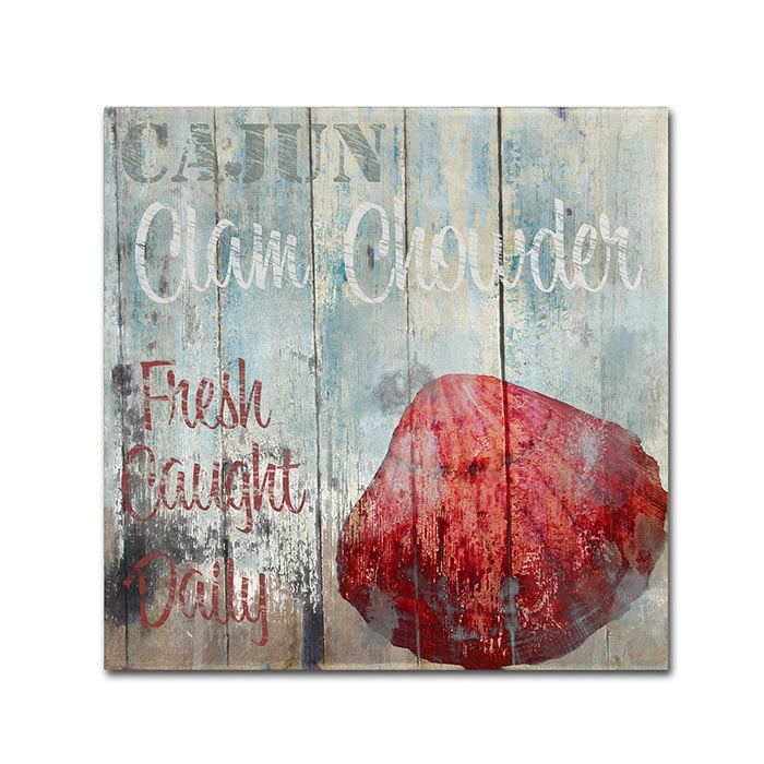 Color Bakery 'New Orleans Seafood IV' Canvas Wall Art 14 X 14