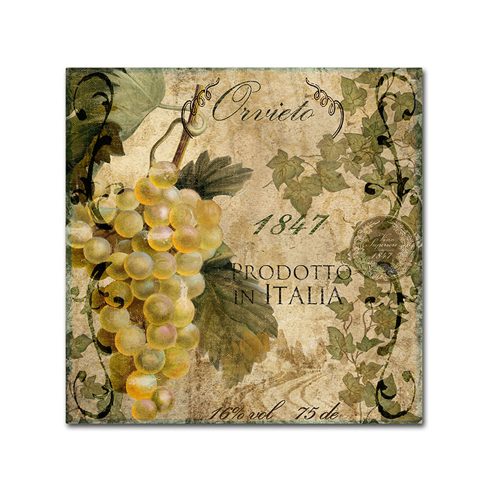 Color Bakery 'Vino Italiano IV' Canvas Wall Art 14 X 14