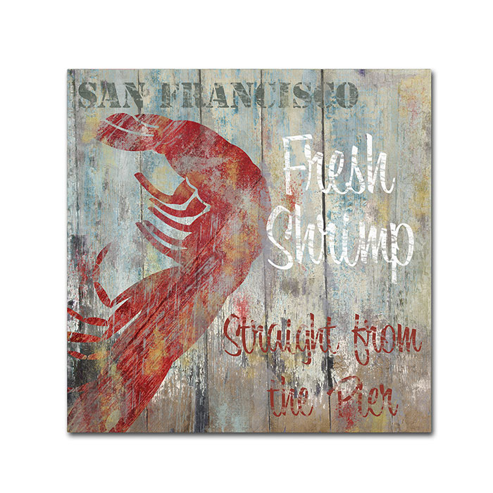 Color Bakery 'Restaurant Seafood I' Canvas Wall Art 14 X 14