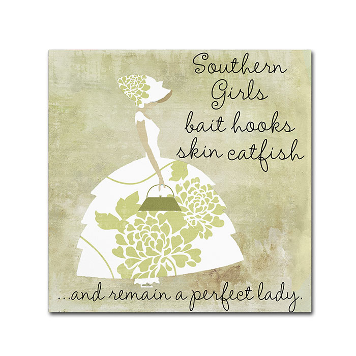 Color Bakery 'Southern Belles Two' Canvas Wall Art 14 X 14