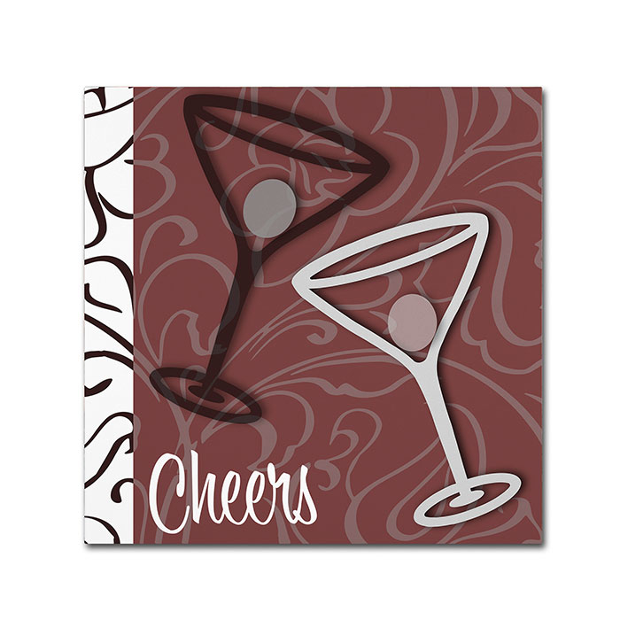 Color Bakery 'Cheers I' Canvas Wall Art 14 X 14