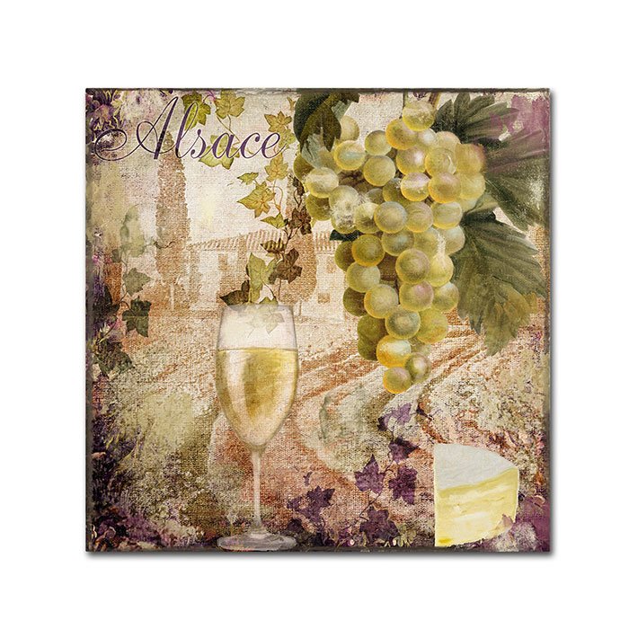 Color Bakery 'Wine Country I' Canvas Wall Art 14 X 14