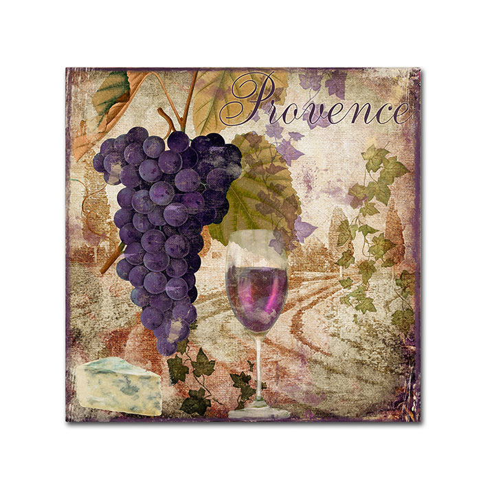 Color Bakery 'Wine Country III' Canvas Wall Art 14 X 14