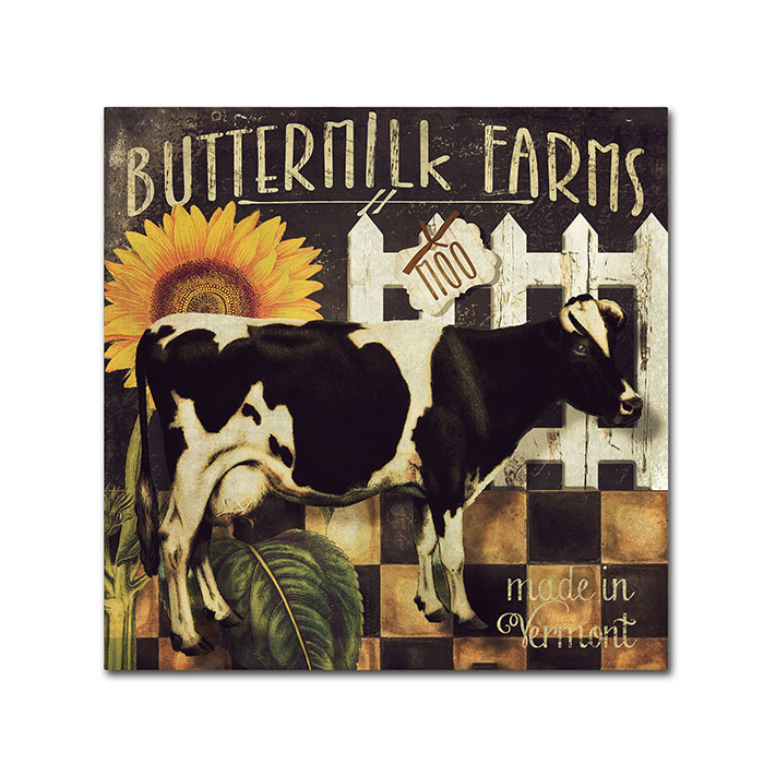 Color Bakery 'Vermont Farms II' Canvas Wall Art 14 X 14