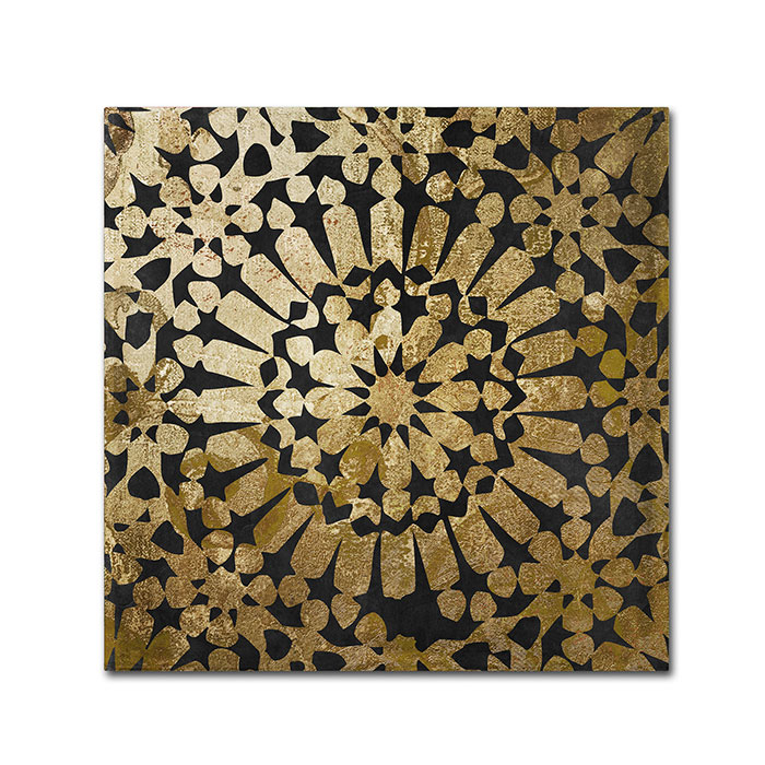 Color Bakery 'Moroccan Gold III' Canvas Wall Art 14 X 14