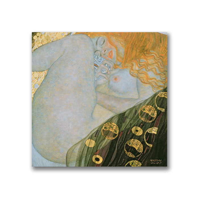 Gustave Klimt 'Danae, 1907-08' Canvas Wall Art 14 X 14