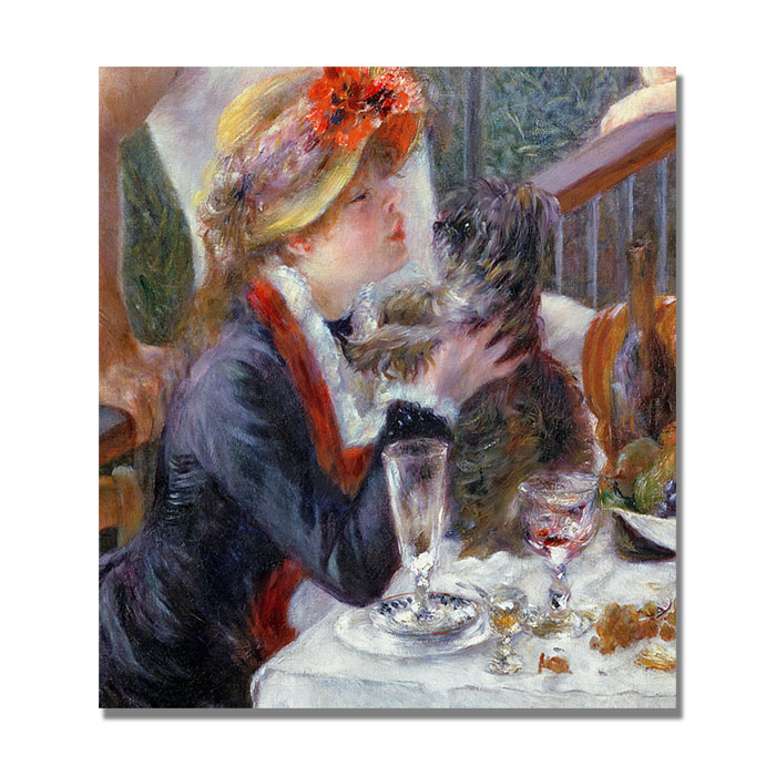 Pierre Renoir 'The Luncheon Of The Boating Party' Canvas Wall Art 14 X 14