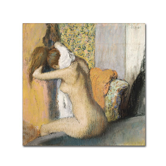 Edgar Degas 'After The BathWoman Drying Neck' Canvas A