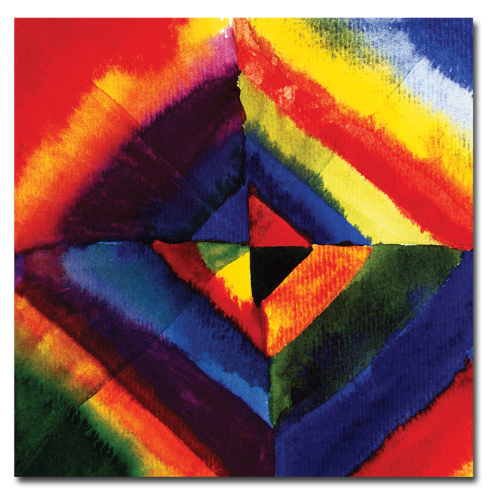Wassily Kandinsky 'Color Study' Canvas Wall Art 14 X 14