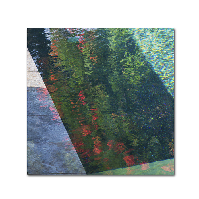 Kurt Shaffer 'Inspired By Monet' Canvas Wall Art 14 X 14