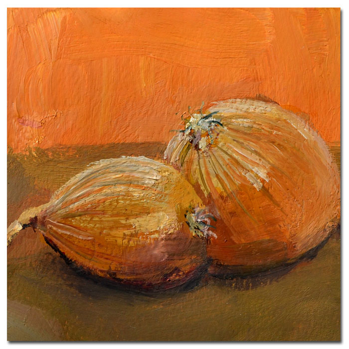 Michelle Calkins 'Yellow Onions' Canvas Wall Art 14 X 14