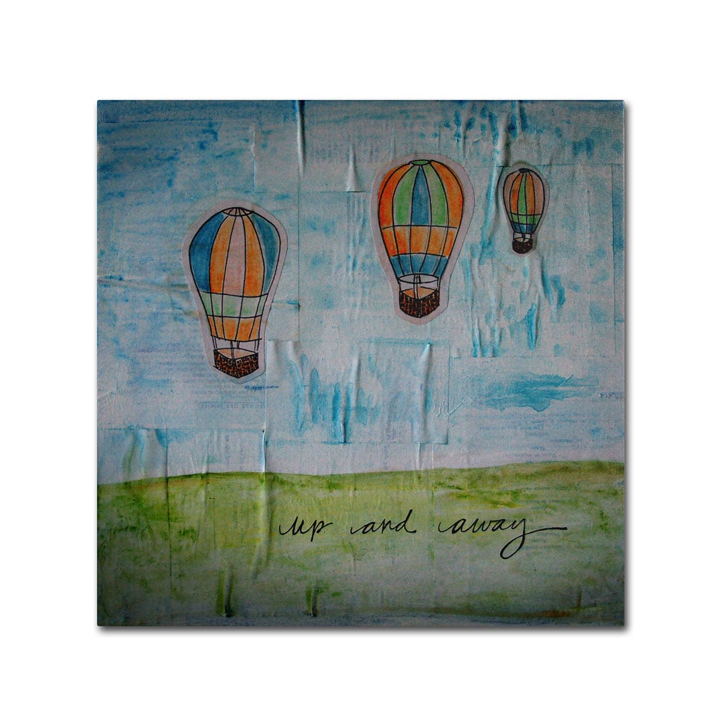 Nicole Dietz 'Up And Away' Canvas Wall Art 14 X 14