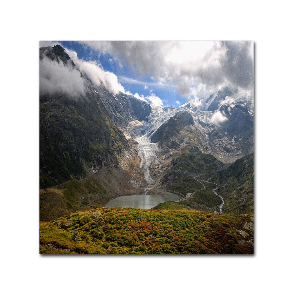 Philippe Sainte-Laudy 'River Of Ice' Canvas Wall Art 14 X 14