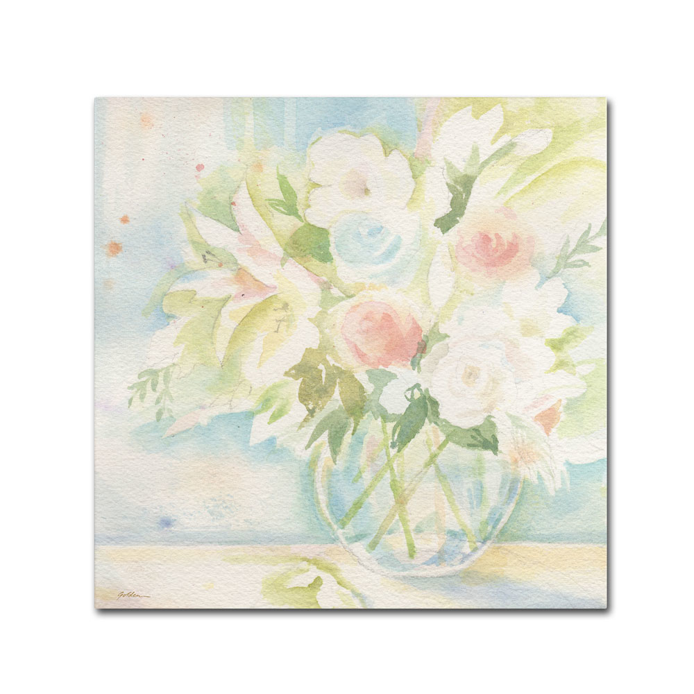 Sheila Golden 'Early June Bouquet' Canvas Wall Art 14 X 14