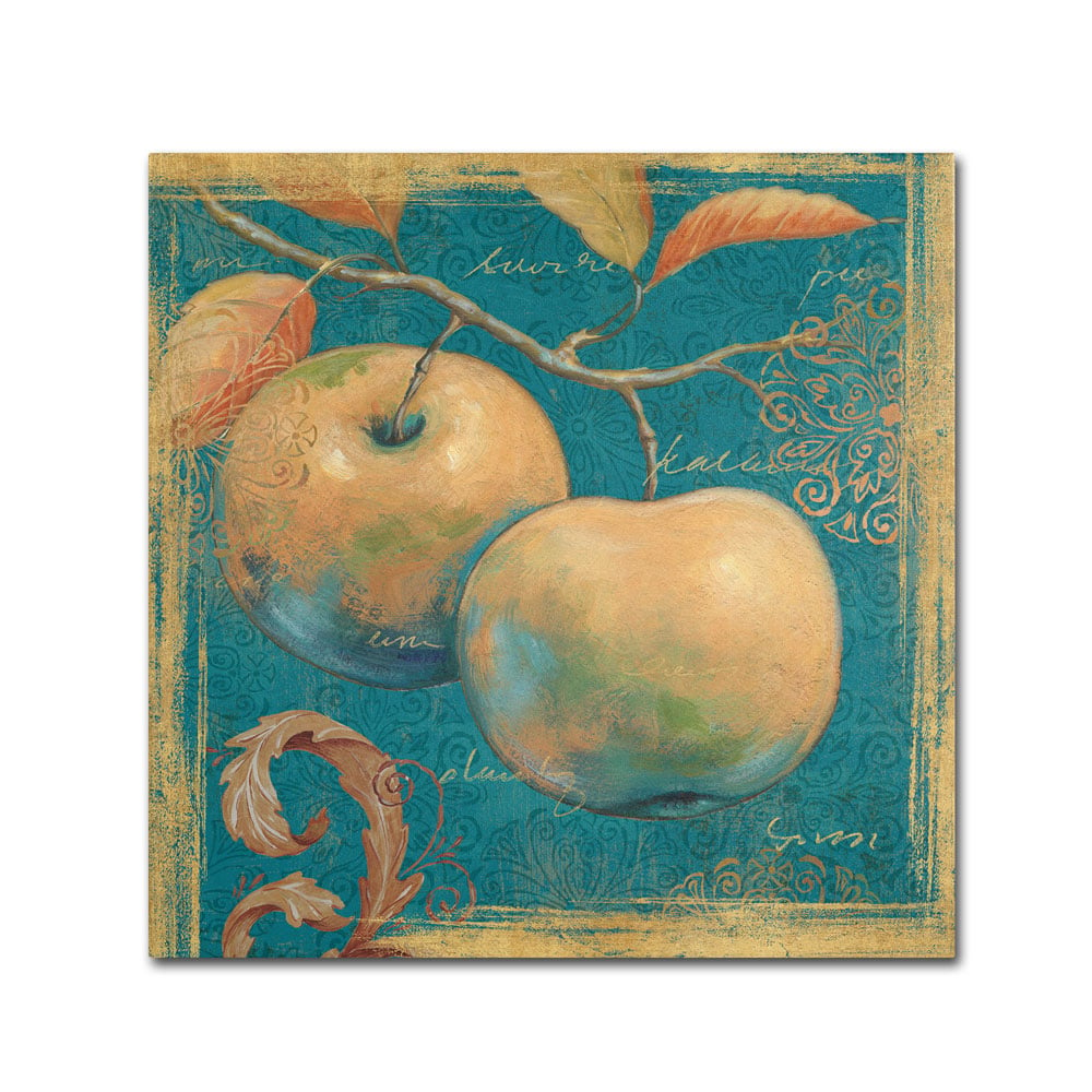 Daphne Brissonnet 'Lovely Fruits II' Canvas Wall Art 14 X 14