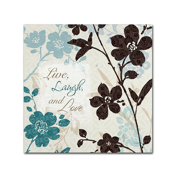 Lisa Audit 'Botanical Touch Quote II' Canvas Wall Art 14 X 14
