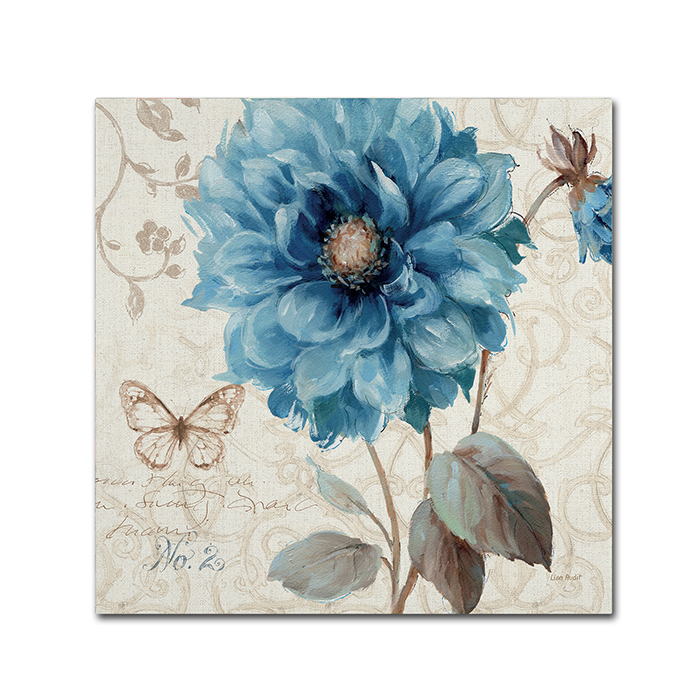 Lisa Audit 'A Blue Note II' Canvas Wall Art 14 X 14