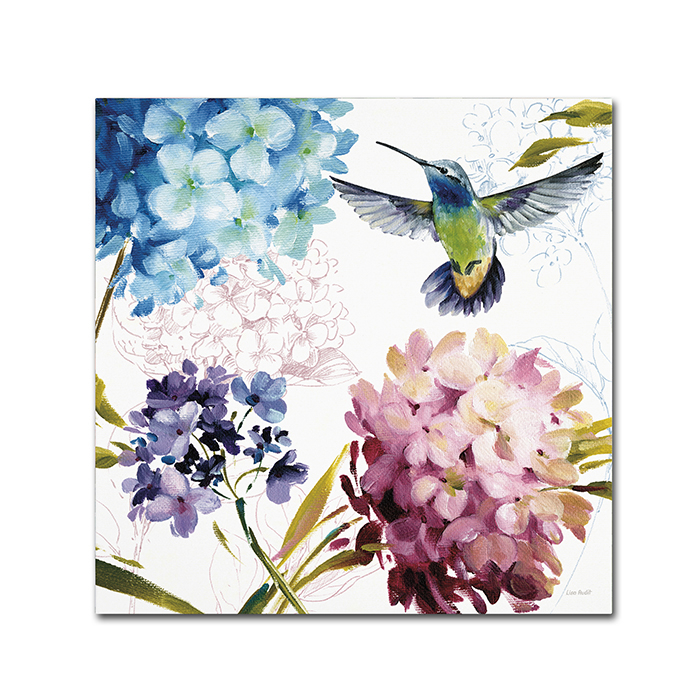 Lisa Audit 'Spring Nectar Square III' Canvas Wall Art 14 X 14