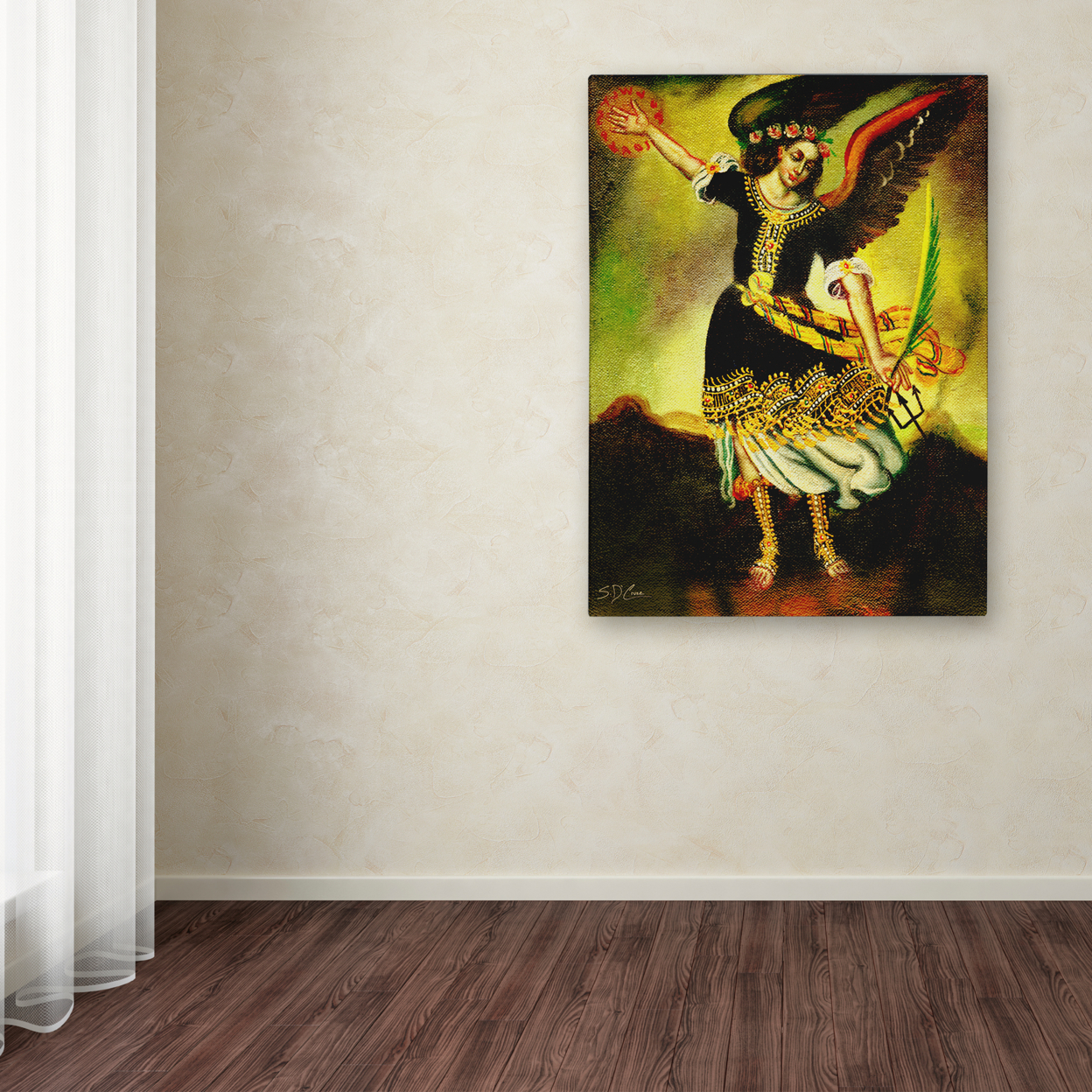 Masters Fine Art 'An Angel' Canvas Wall Art 35 X 47 Inches