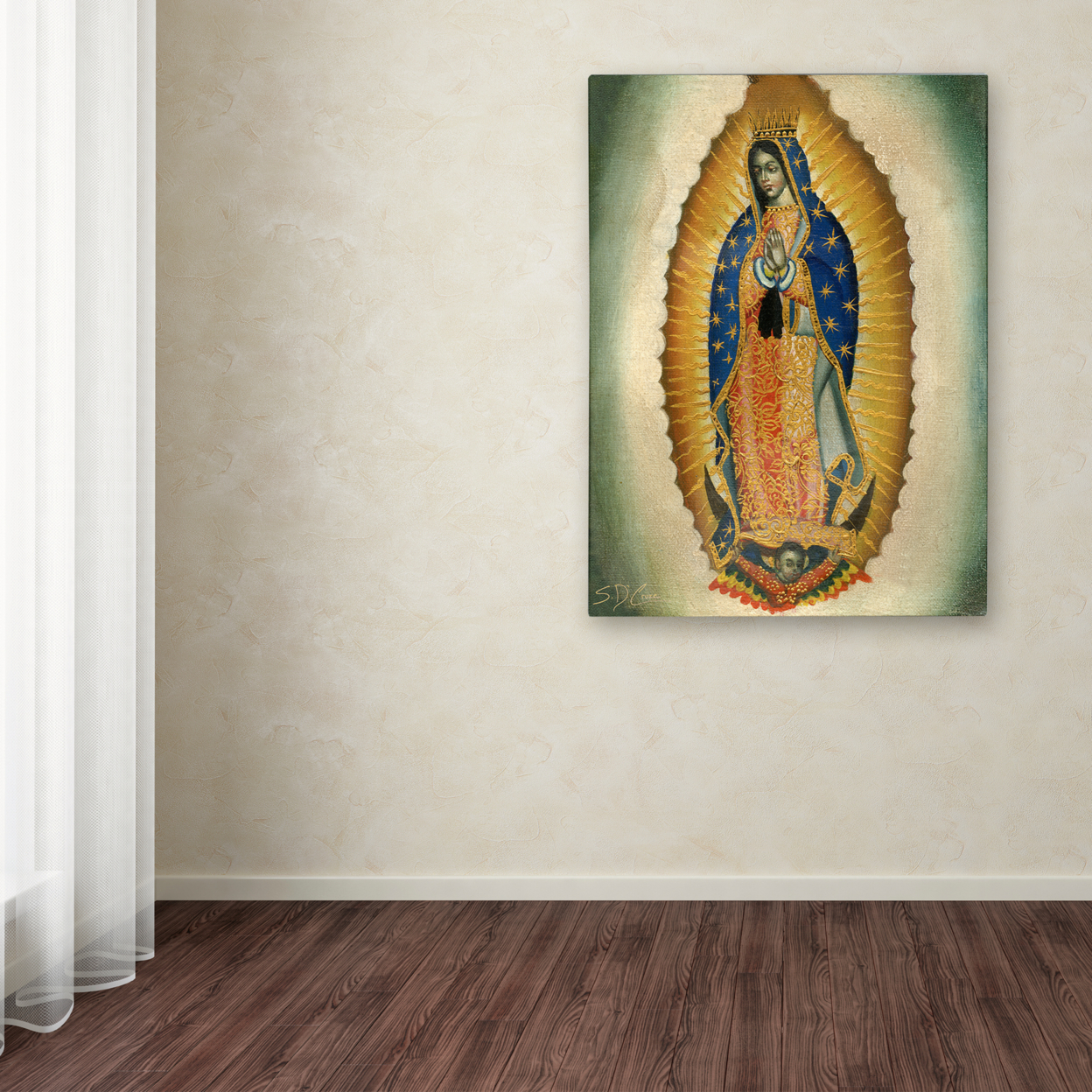 Masters Fine Art 'The Virgin' Canvas Wall Art 35 X 47 Inches