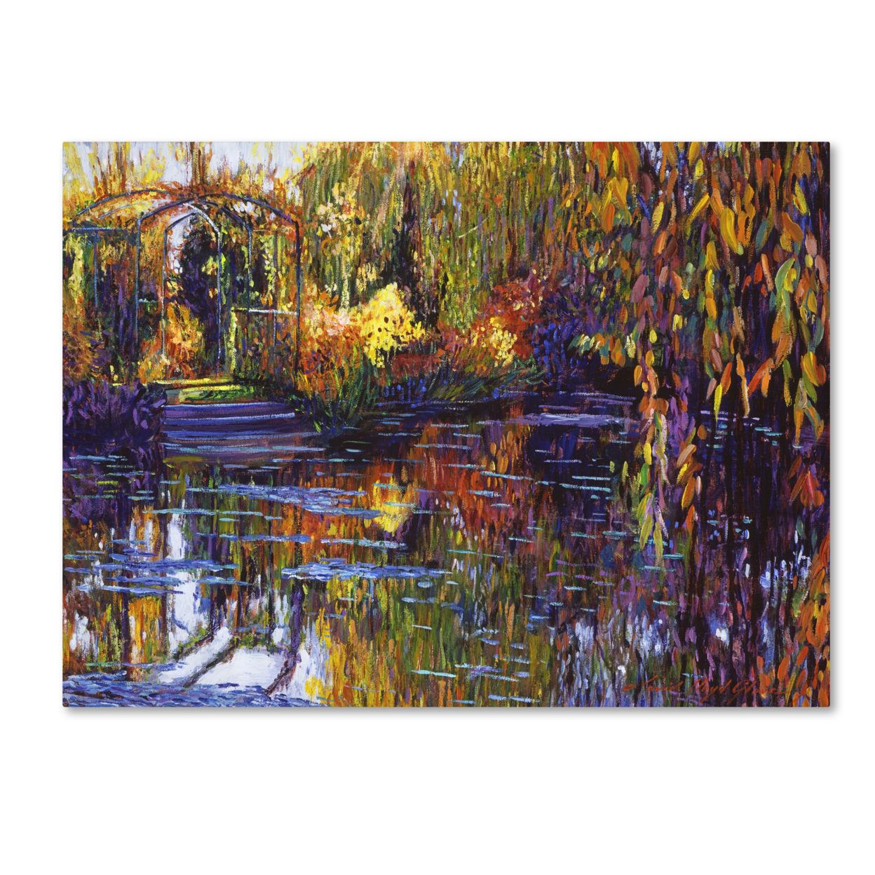David Lloyd Glover 'Tapestry Reflection' Canvas Wall Art 35 X 47 Inches