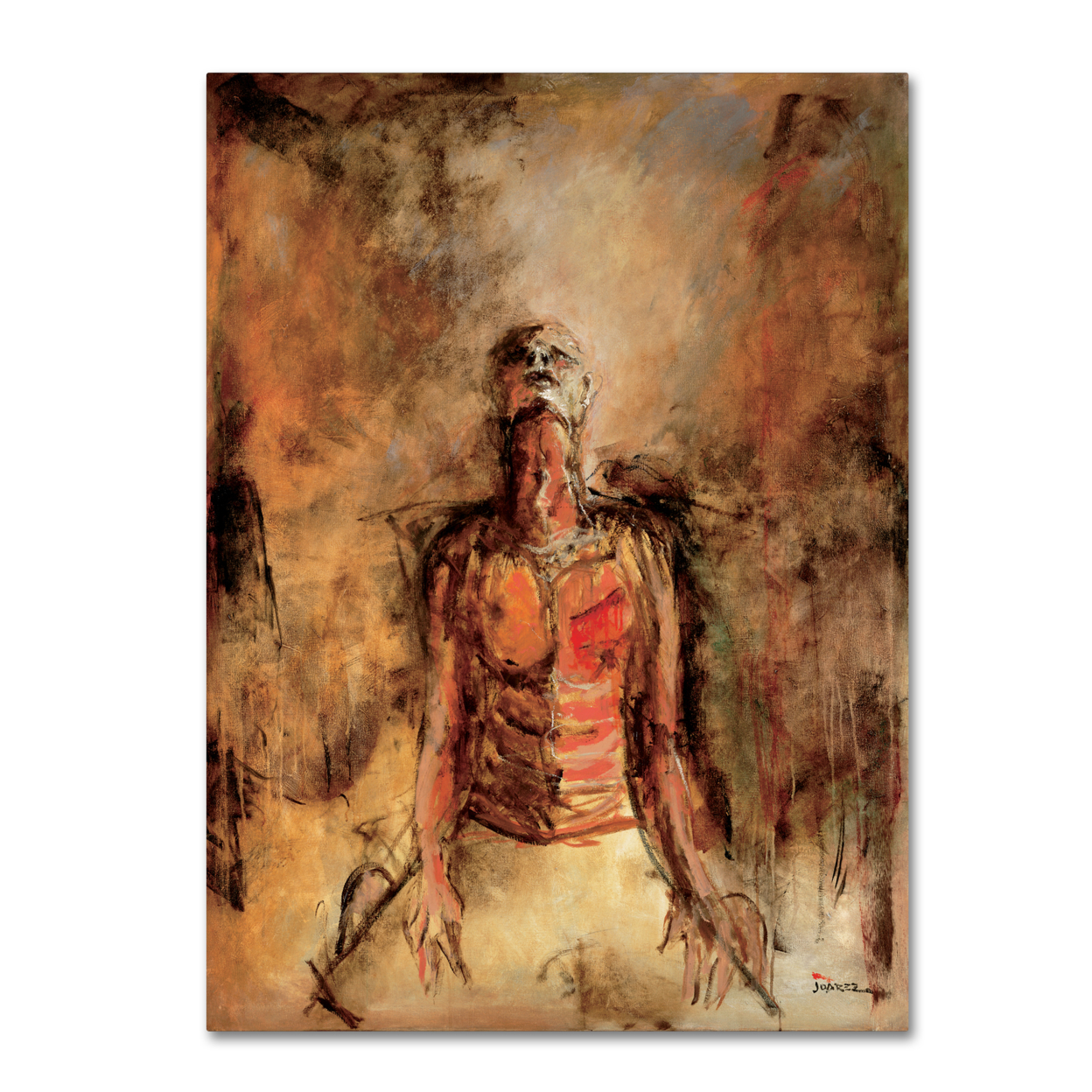 Joarez 'Totally Surrender' Canvas Wall Art 35 X 47 Inches