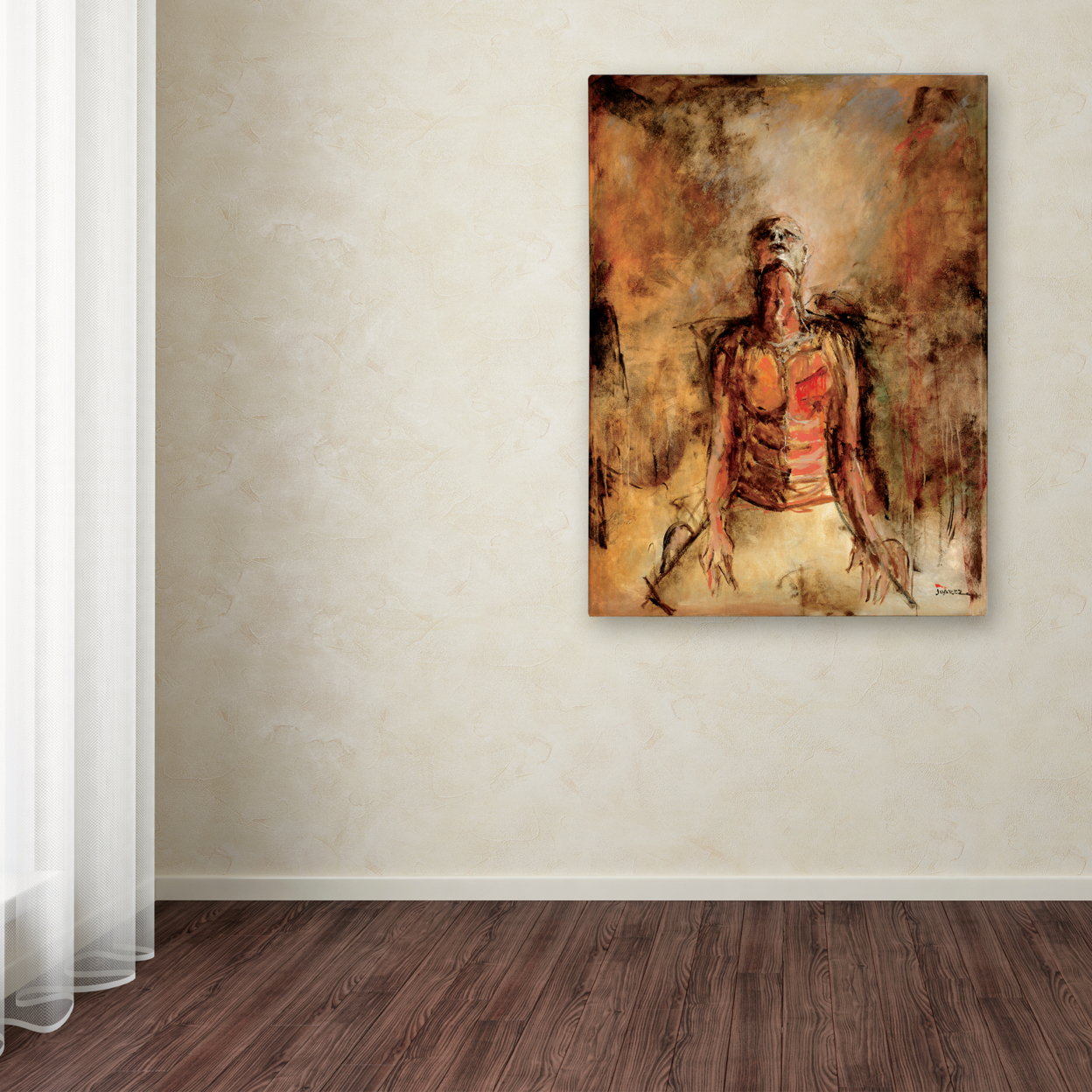 Joarez 'Totally Surrender' Canvas Wall Art 35 X 47 Inches