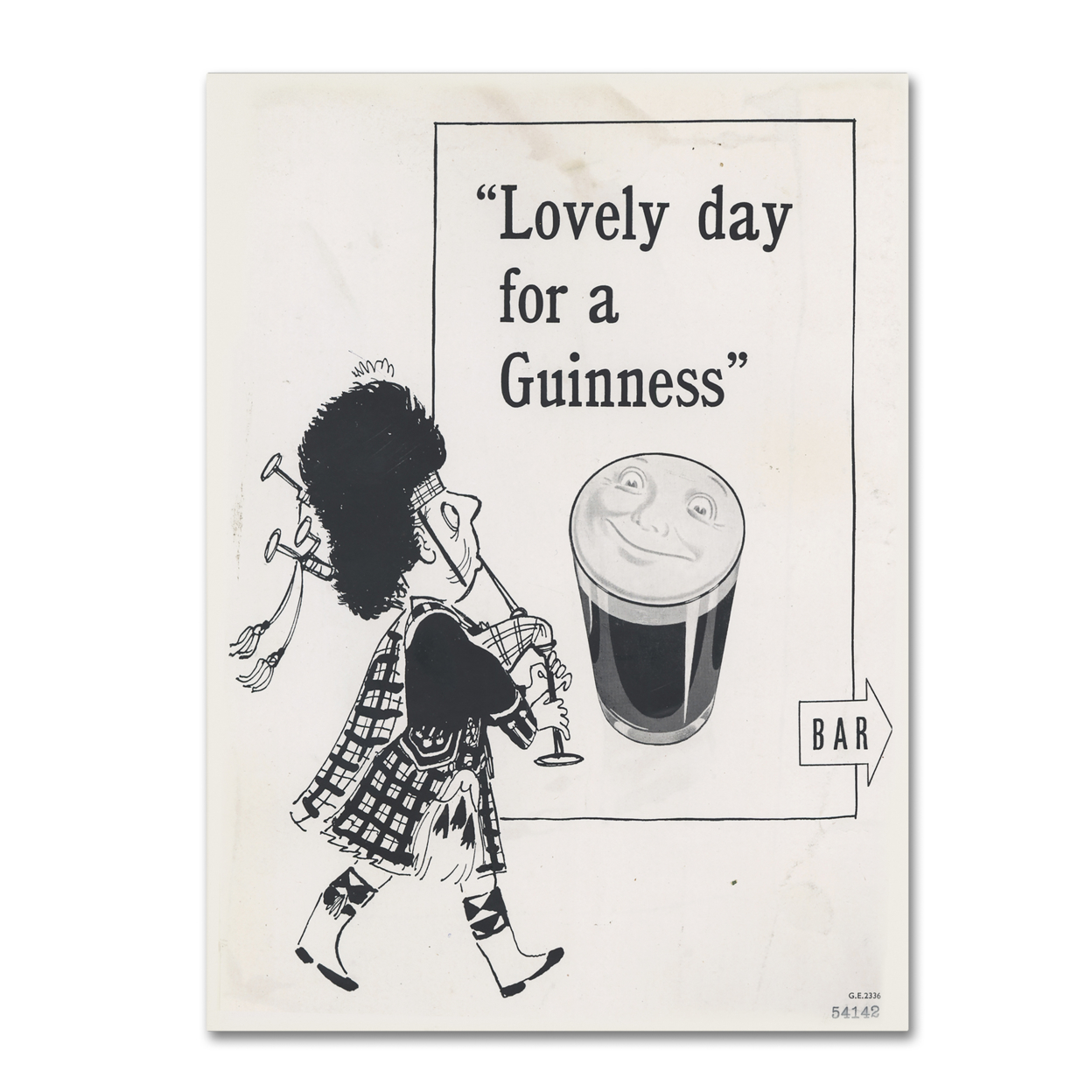 Guinness Brewery 'Lovely Day For A Guinness IV' Canvas Wall Art 35 X 47 Inches