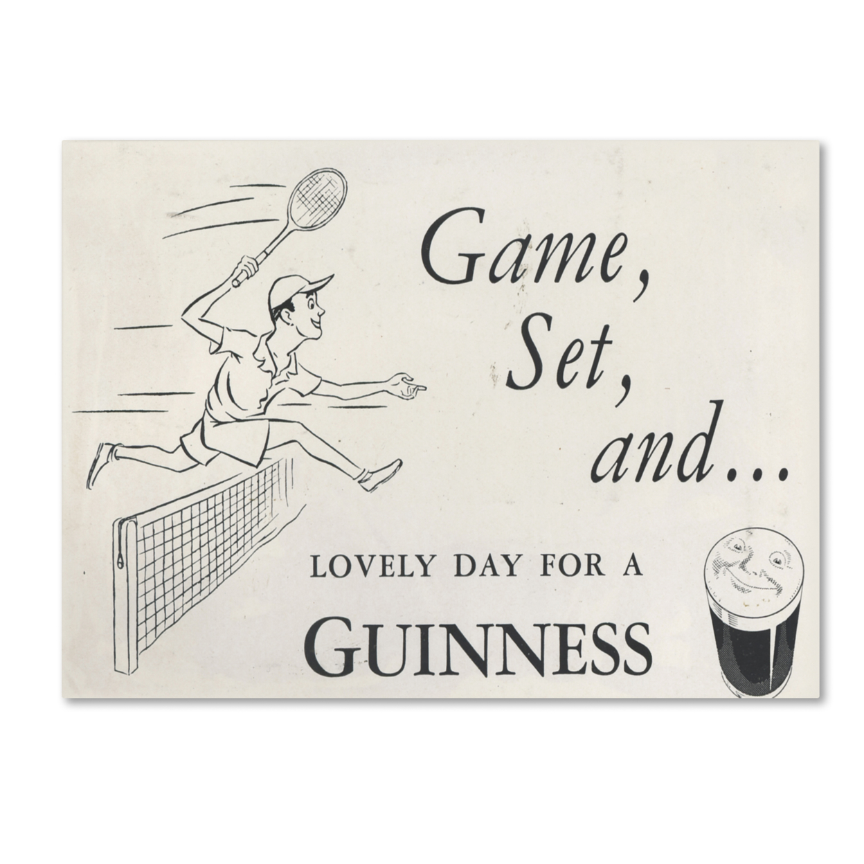 Guinness Brewery 'Lovely Day For A Guinness VI' Canvas Wall Art 35 X 47 Inches