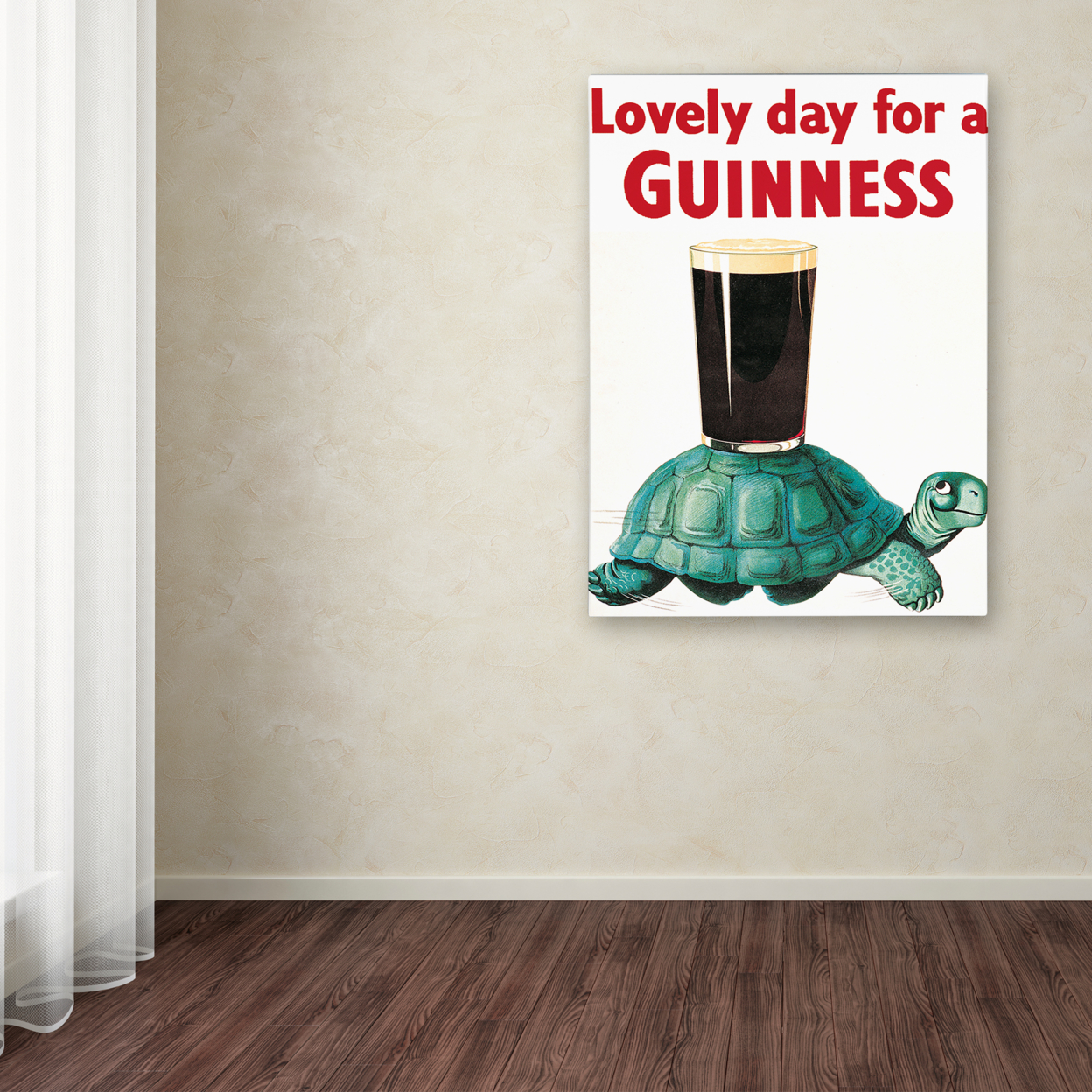 Guinness Brewery 'Lovely Day For A Guinness X' Canvas Wall Art 35 X 47 Inches