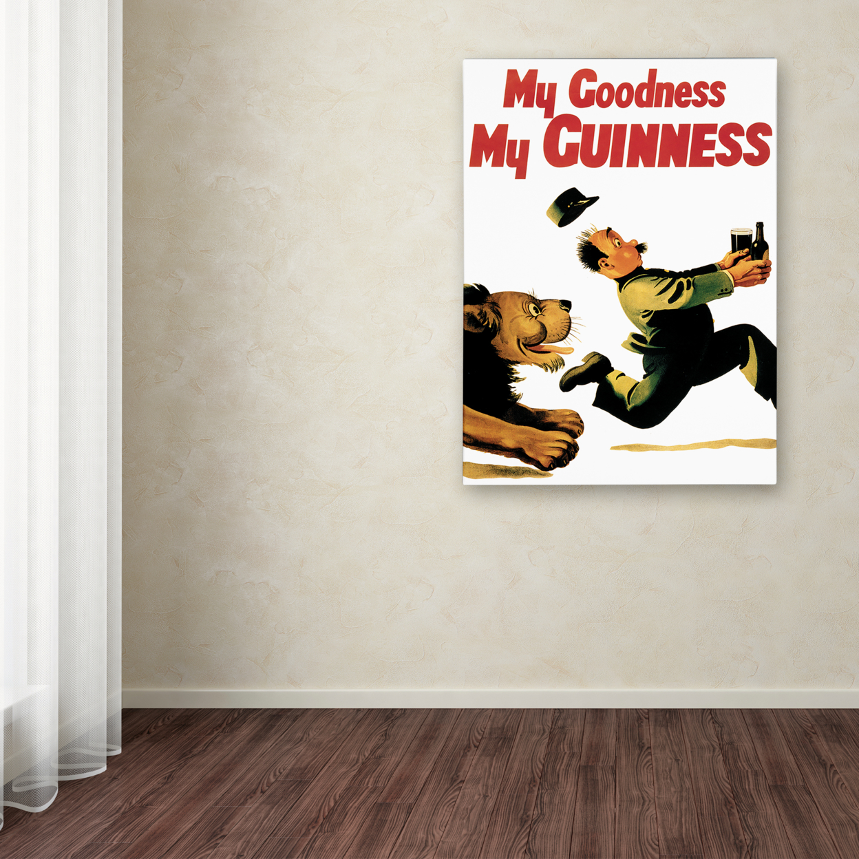 Guinness Brewery 'My Goodness My Guinness XIV' Canvas Wall Art 35 X 47 Inches