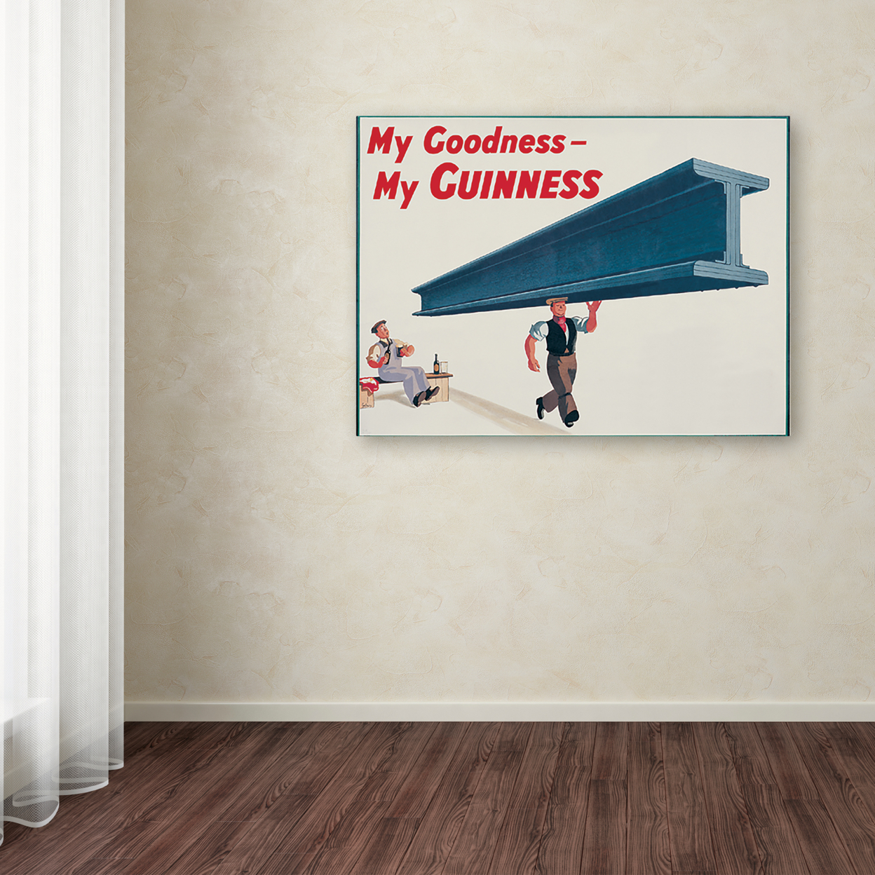 Guinness Brewery 'My Goodness My Guinness XVII' Canvas Wall Art 35 X 47 Inches